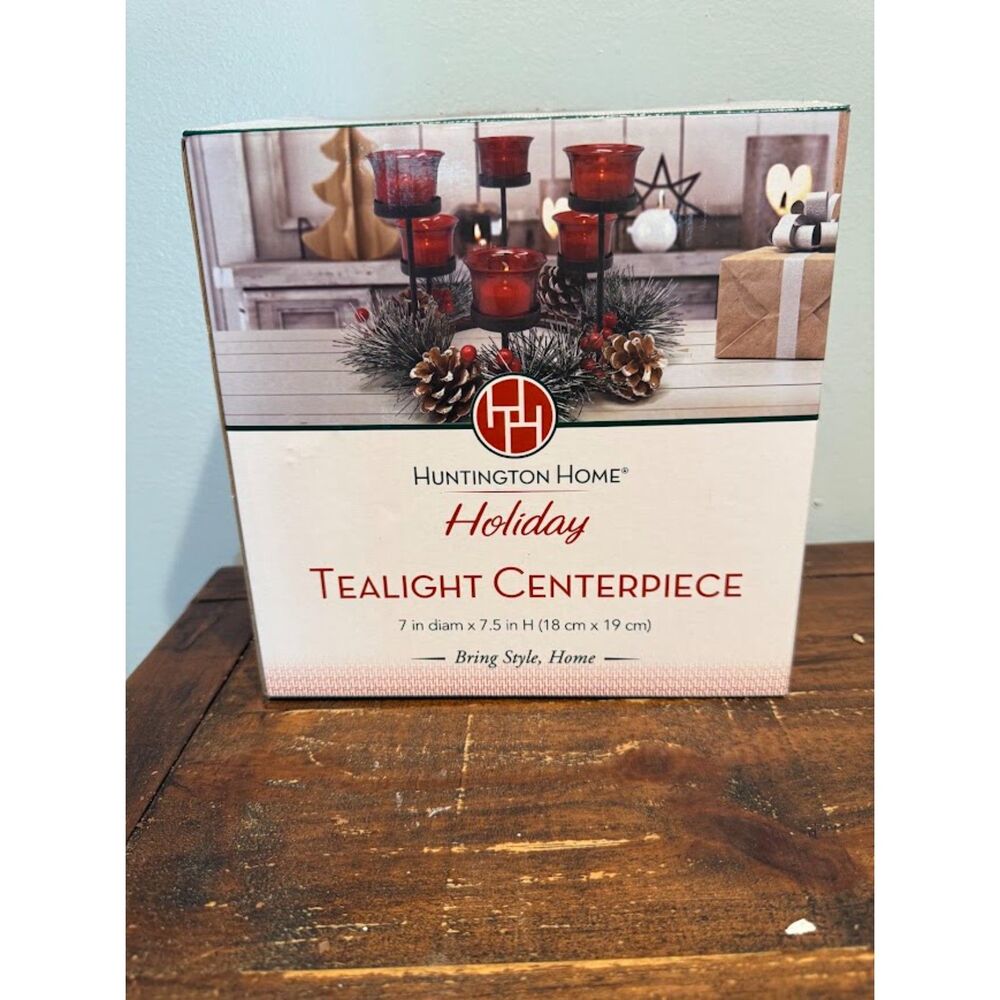 Holiday Tealight Centerpiece
